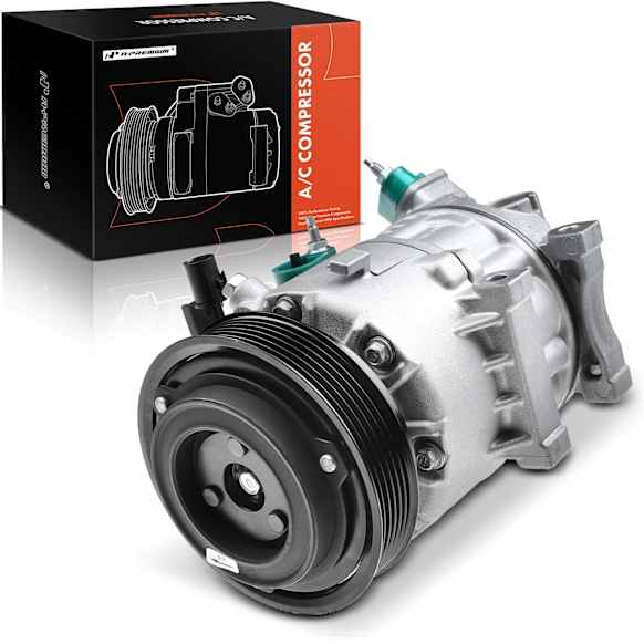 2010 Kia Optima - A/C Compressor, With Clutch, 6-Groove Pulley, 2.4L 4Cyl