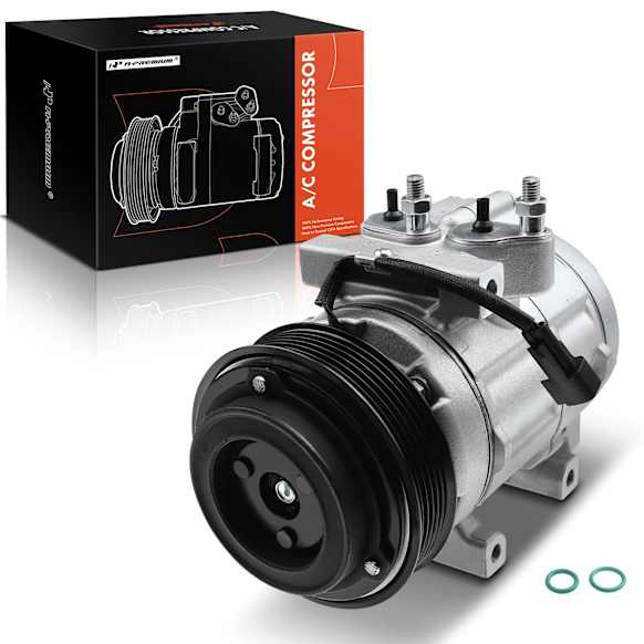 2008 Mercury Mountaineer - A/C Compressor, FS20 Compressor, With Rear Air Conditioning, With Clutch, 6-Groove Pulley, 4.0L 6Cyl