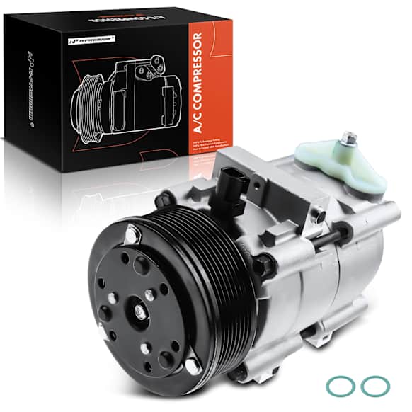 2008 Ford E-450 Super Duty - A/C Compressor, FS18 Compressor, With Clutch, 8-Groove Pulley, 6.0L 8Cyl