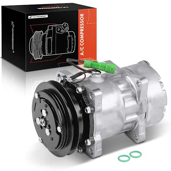 1993 Jaguar XJ6 - A/C Compressor, With Clutch, 1-Groove Pulley, 4.0L 6Cyl