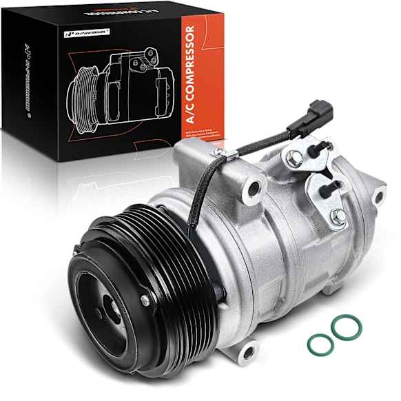 2007 Mazda CX-9 - A/C Compressor, It comes With Clutch, It Fits the Model With 10S20C Compressor, With Clutch, 6-Groove Pulley, 3.5L 6Cyl
