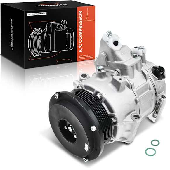 APACC412 AC Compressor with Clutch with 6-Groove Pulley