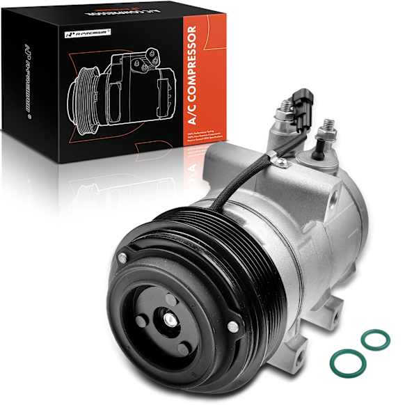 2009 Lincoln Town Car - A/C Compressor, FS18 Compressor, With Clutch, 6-Groove Pulley, 4.6L 8Cyl