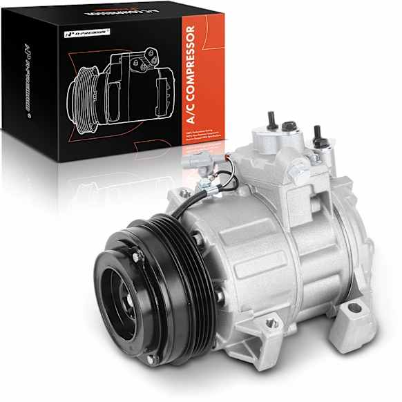 2007 Suzuki Grand Vitara - A/C Compressor, DCS141C Compressor, With Clutch, 4-Groove Pulley, 2.7L 6Cyl