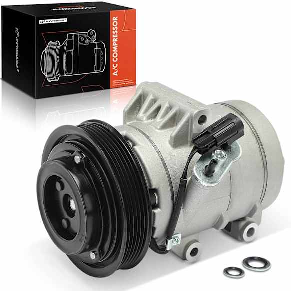 2010 Mercury Milan - A/C Compressor, With Clutch, 6-Groove Pulley, 2.5L 4Cyl