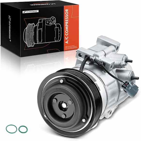 2012 Mazda CX-7 - A/C Compressor, HS18 Compressor, Clutch and 6-Groove Pulley included, With Clutch, 6-Groove Pulley, 2.3L 4Cyl