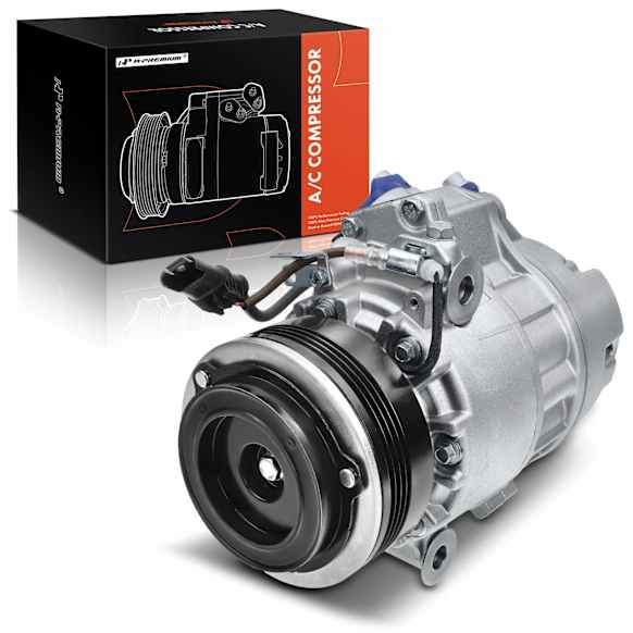 2010 BMW X5 - A/C Compressor, Naturally Aspirated, DOHC, GAS, 4-Door, Sport Utility, With Adaptive Drive, With Clutch, 4-Groove Pulley, 3.0L 6Cyl