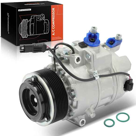 2009 BMW X6 - A/C Compressor, It Comes With Clutch, With Clutch, 8-Groove Pulley, 3.0L 6Cyl