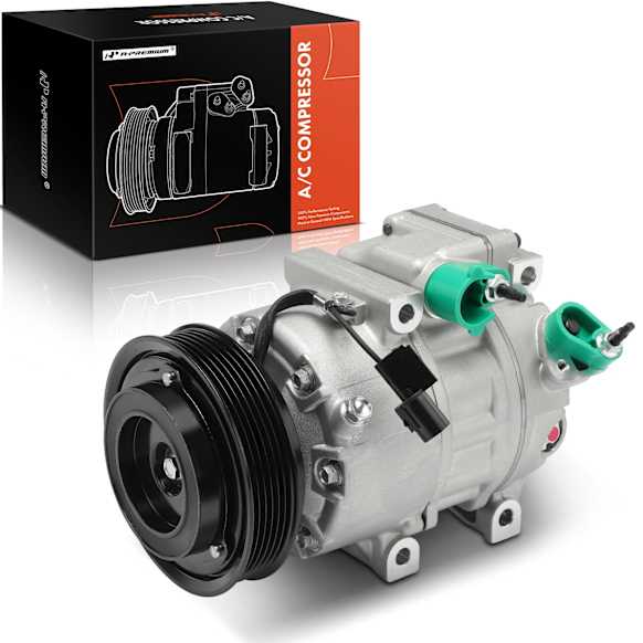 APACC588 AC Compressor with Clutch & Pulley