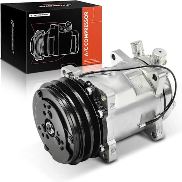 APACC624 AC Compressor with Clutch with 2-Groove Pulley