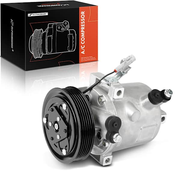 2015 Mitsubishi Mirage - A/C Compressor, With CR08 Compressor, With Clutch, 6-Groove Pulley, 1.2L 3Cyl