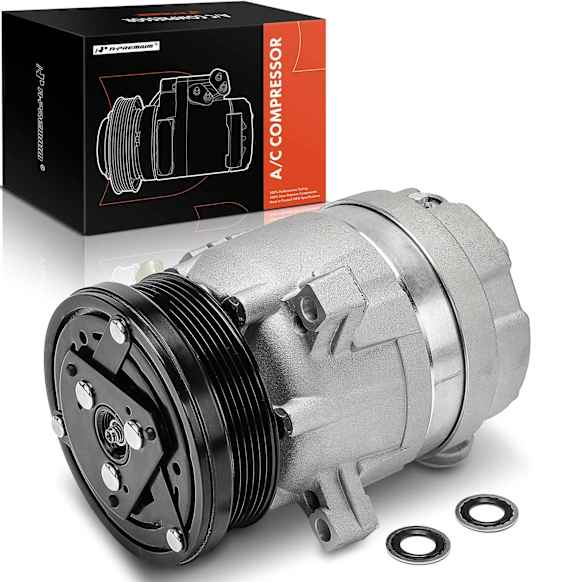 2006 Chevrolet Optra - A/C Compressor, Compressor Style V5, With Clutch, 6-Groove Pulley, 2.0L 4Cyl
