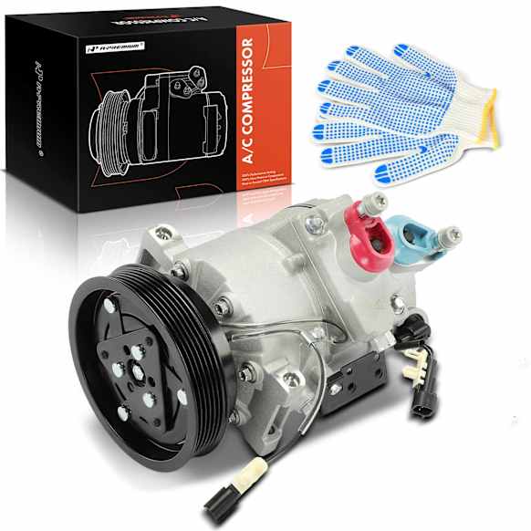 APACC798 AC Compressor with Clutch with 6-Groove Pulley