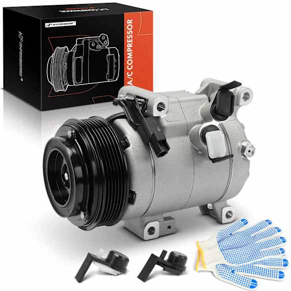 APACC825 AC Compressor with Clutch with 6-Groove Pulley