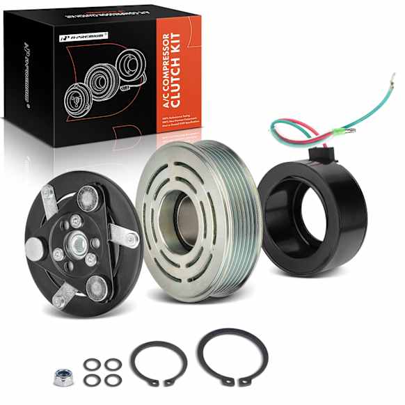 APACK026 AC Compressor Clutch Kit with 6-Groove Pulley
