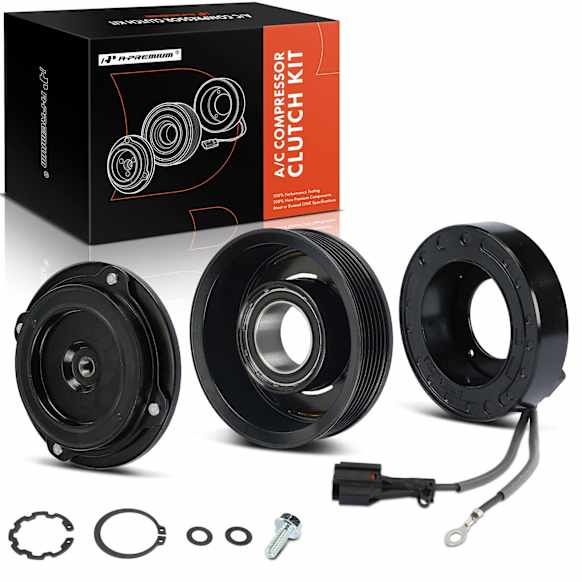 APACK052 AC Compressor Clutch Kit with 6-Groove Pulley