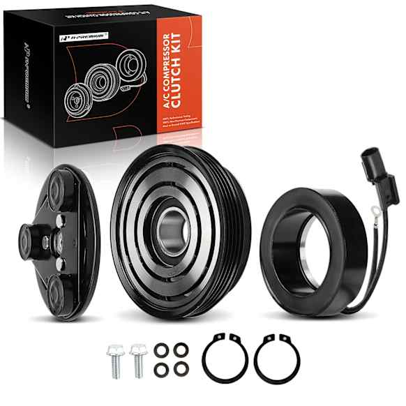 APACK075 AC Compressor Clutch Kit with 4-Groove Pulley