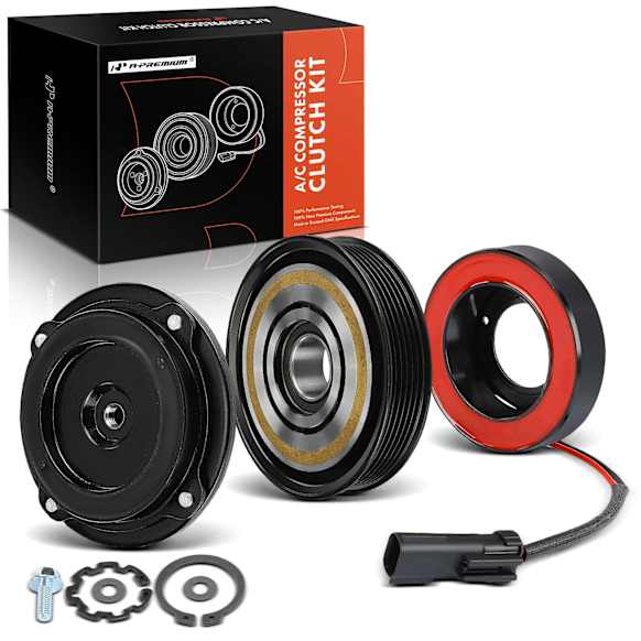 APACK093 AC Compressor Clutch Kit with 6-Groove Pulley