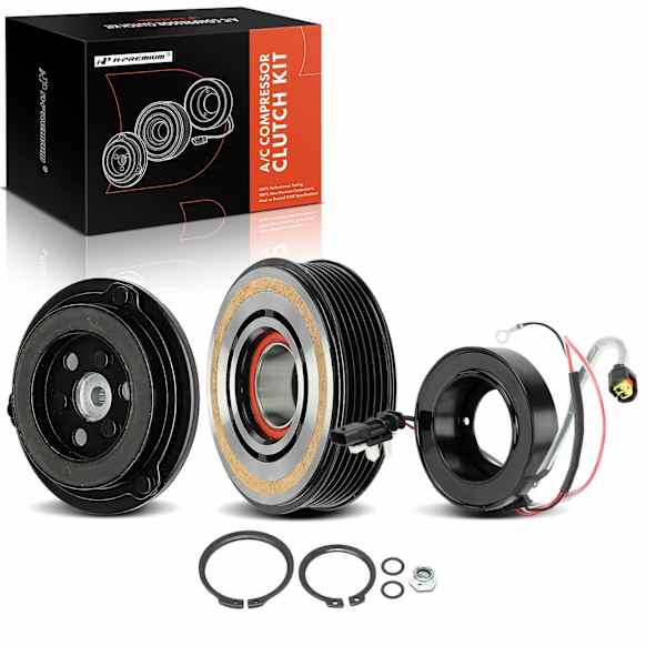 APACK175 AC Compressor Clutch Kit with 6-Groove Pulley