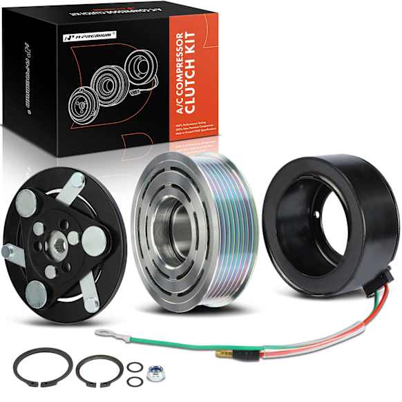 APACK177 AC Compressor Clutch Kit with 7-Groove Pulley