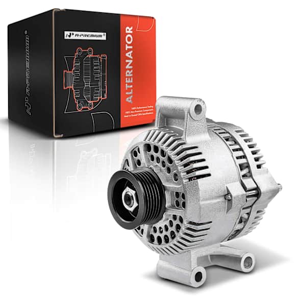 2002 Ford Ranger - Alternator, 4.0L 6Cyl Voltage: 12 Volt, It comes With 6-Groove Pulley, Rotation: Clockwise, Amperage: 95A, It Fits the Model With Standard Equipment, New, 95