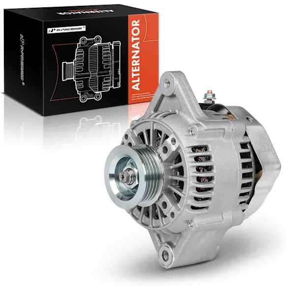 1997 Toyota T100 - Alternator, 2.7L 4Cyl Amperage: 70 Amp, Number of Grooves: 5-Groove Pulley, Specification: Voltage: 12 Volt, Rotation: Clockwise, To Mid 1997 or From Mid 1997, New, 70