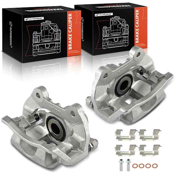 APBC0983 Rear Brake Caliper Assembly with Bracket, 2-Wheel Set