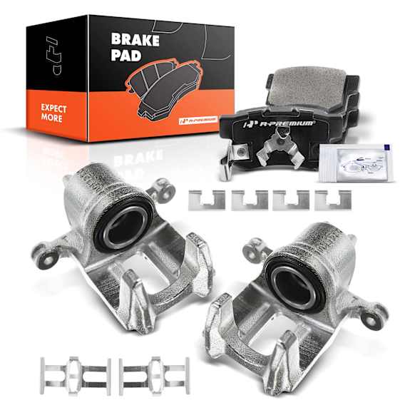 APBC3429 6x Rear Disc Brake Calipers & Ceramic Pads
