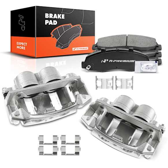 APBC3447 6x Front Disc Brake Calipers + Ceramic Pads