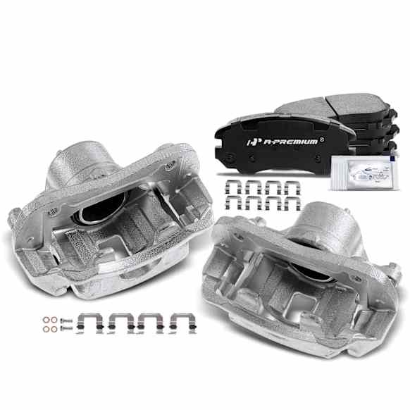 APBC3525 6 Pcs Front Brake Calipers & Ceramic Brake Pads
