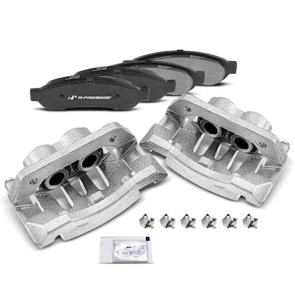 APBC3669 6 Pcs Rear Brake Calipers & Ceramic Brake Pads
