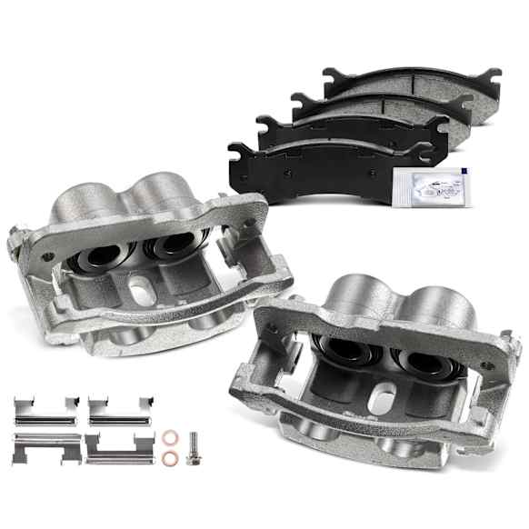 APBC4300 6 Pcs Rear Brake Calipers & Ceramic Brake Pads