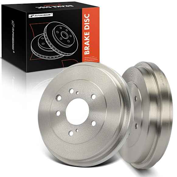 APBDR012 2 Pcs Rear Brake Drum