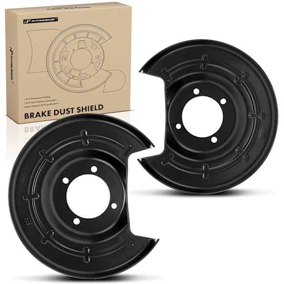 APBDS0015 2 Pcs Rear Brake Dust Shield