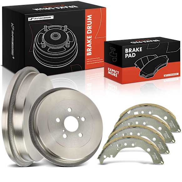 APBDS0144 Rear Brake Drums & Ceramic Brake Shoes