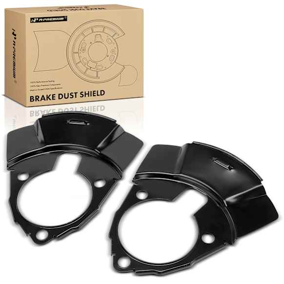 APBDS0168 2 Pcs Front Driver & Passenger Brake Dust Shield