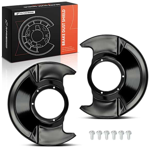 APBDS0345 2 Pcs Black Brake Dust Shield