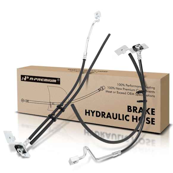 APBHH2996 2 Pcs Front Brake Hydraulic Hose