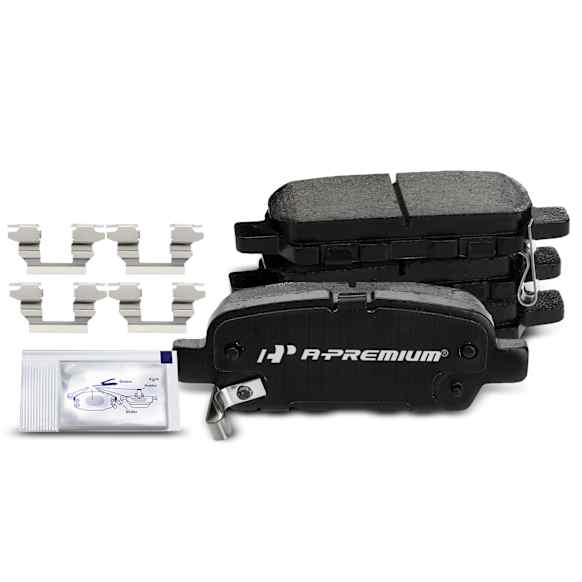 APBPD049 4pcs Rear Driver & Passenger Ceramic Brake Pads with Sensor