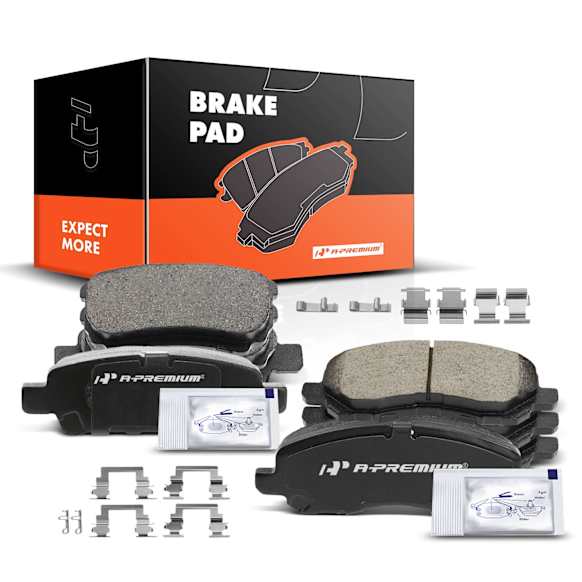 APBPD201 8pcs Front & Rear Ceramic Brake Pads