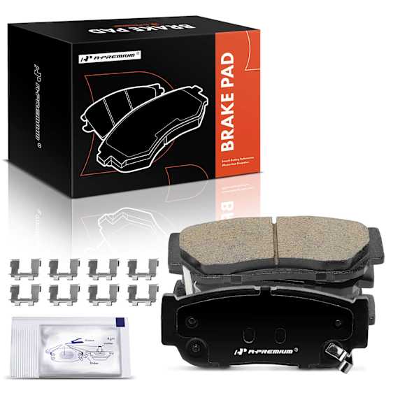 APBPD482 4 Pcs Rear Ceramic Brake Pads