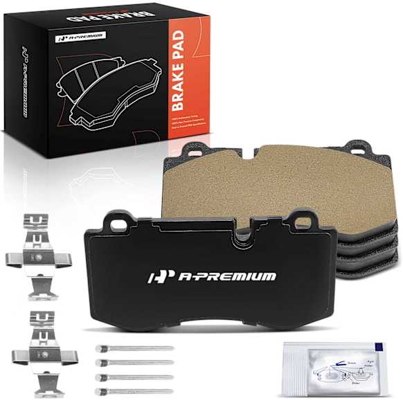 APBPD598 4 Pcs Ceramic Brake Pads with Hardware