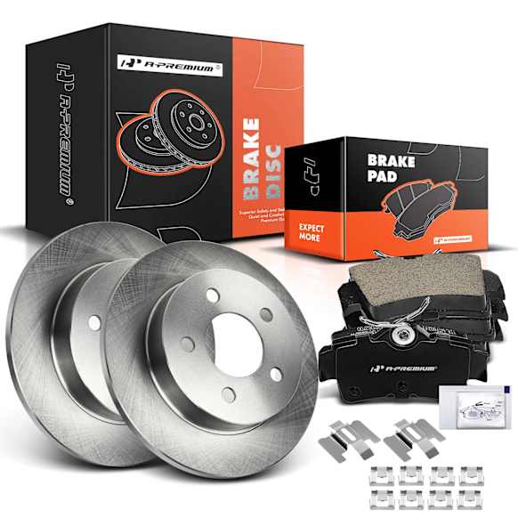 APBRPR005 Rear Disc Brake Rotors & Ceramic Brake Pads