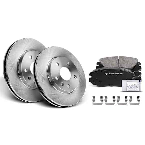 APBRPR050 Front Disc Brake Rotors & Ceramic Brake Pads