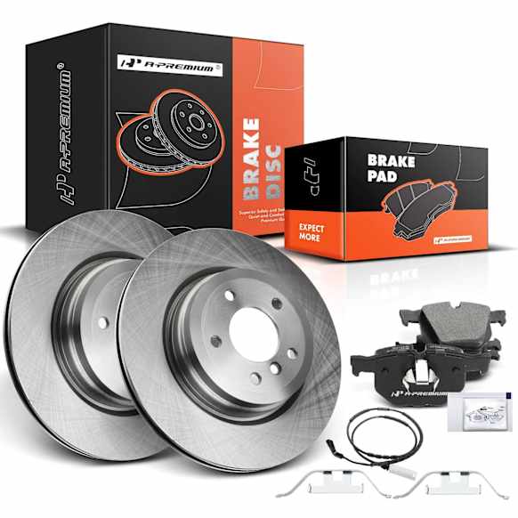 APBRPR353 Rear Disc Brake Rotors & Ceramic Brake Pads