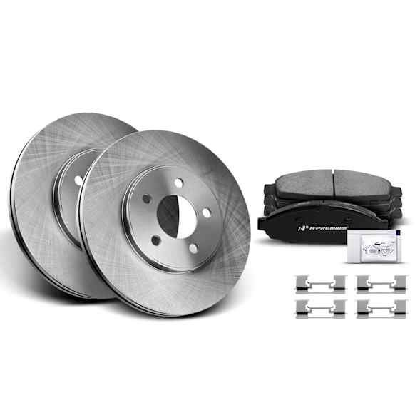 APBRPR399 Front Disc Brake Rotors & Ceramic Brake Pads