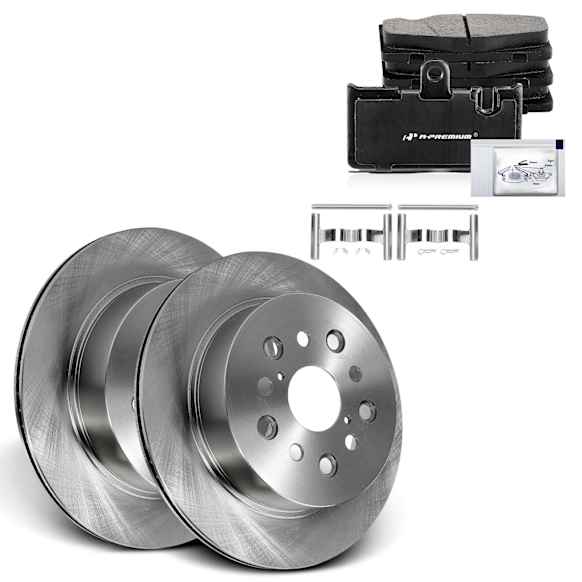 APBRPR921 Rear Disc Brake Rotors & Ceramic Brake Pads