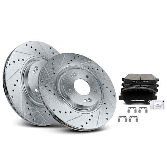 APBRPS1068 Front Drilled Rotors & Ceramic Brake Pads