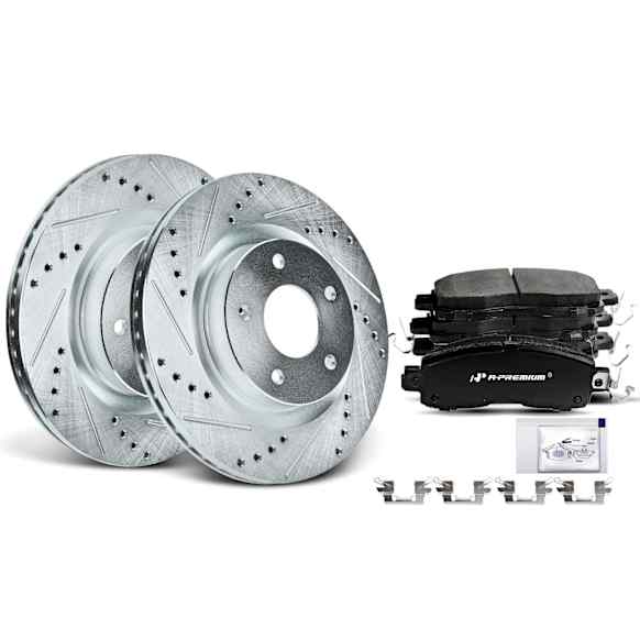 APBRPS320 Front Drilled Rotors & Ceramic Brake Pads
