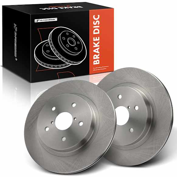APBRR670 2 Pcs Rear Disc Brake Rotors